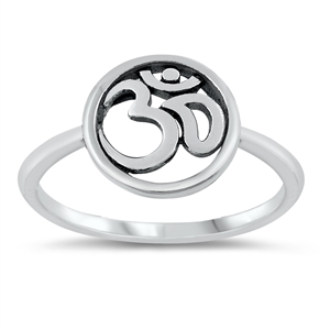 Silver Ring - Om Sign