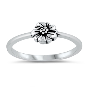 Silver Ring - Flower