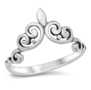 Silver Ring - Crown