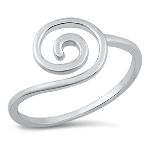 Silver Ring - Spiral