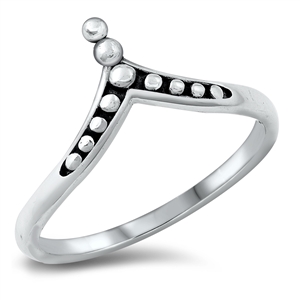 Silver Ring - V Shaped