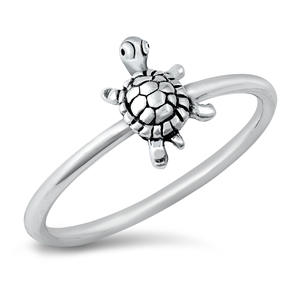 Silver Ring - Turtle