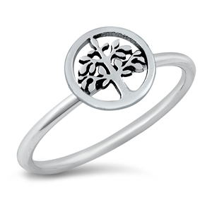 Silver Ring - Tree of Life