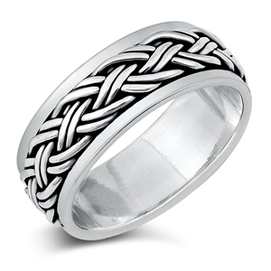 Silver Ring - Braid Spinner