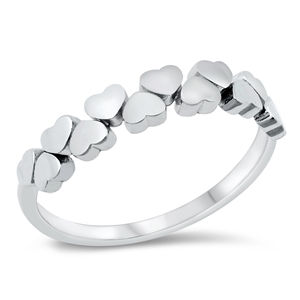 Silver Ring - Hearts