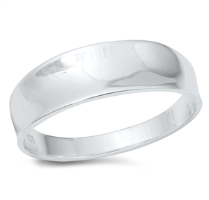 Silver Ring - Concave Band