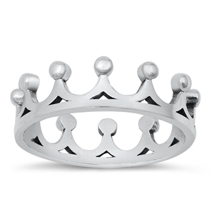 Silver Ring - Crown