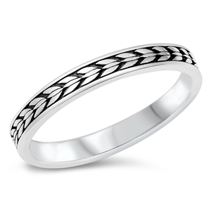 Silver Ring - Thin Design Band