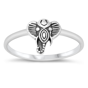 Silver Ring - Elephant