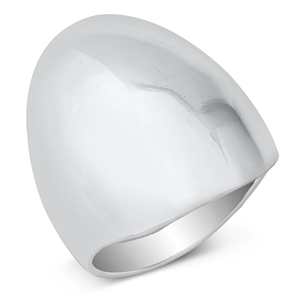 Silver Ring - Dome