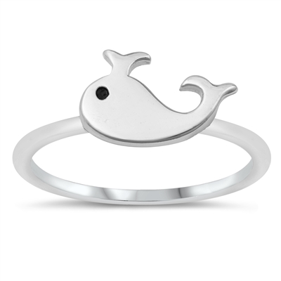 Silver Ring - Whale