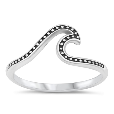 Silver Ring - Wave