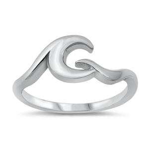 Silver Ring - Waves