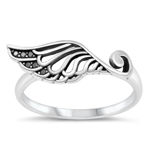 Silver Ring - Angel Wing
