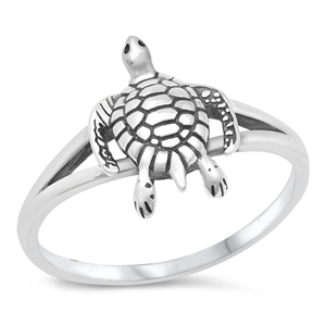 Silver Ring - Turtle