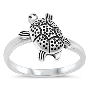 Silver Ring - Turtle