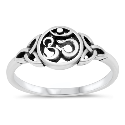 Silver Ring - Om Celtic