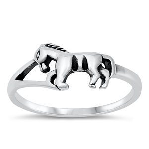 Silver Ring - Horse