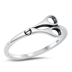 Silver Ring - Scissors