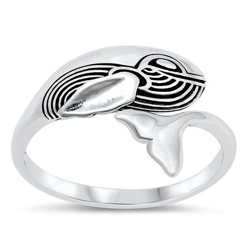 Silver Ring - Whale