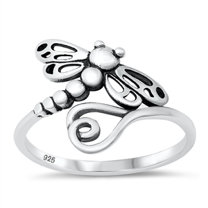 Silver Ring - Dragonfly