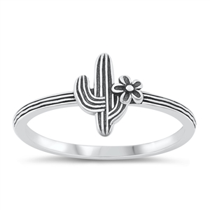 Silver Ring - Cactus