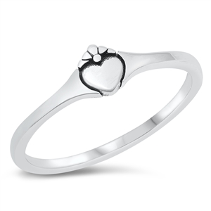 Silver Ring - Heart