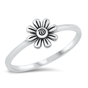 Silver Ring - Flower