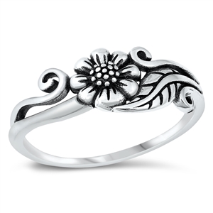 Silver Ring - Flower