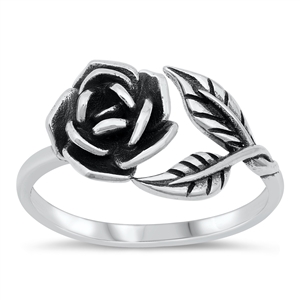 Silver Ring - Rose