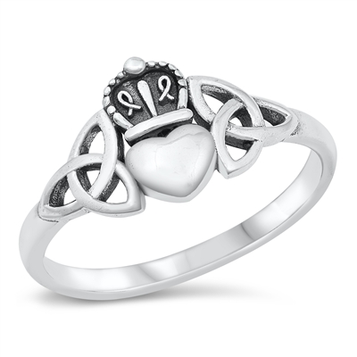 Silver Ring - Celtic Claddagh