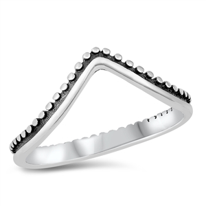 Silver Ring - V Shaped