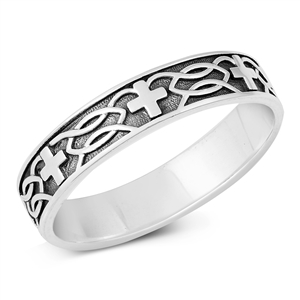 Silver Ring - Cross