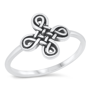 Silver Ring - Celtic Cross