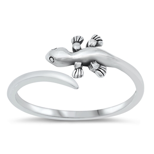 Silver Ring - Lizard