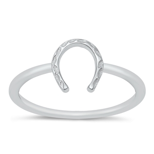 Silver Ring - Horseshoe