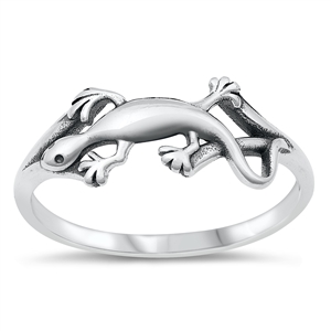 Silver Ring - Lizard