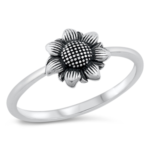 Silver Ring - Sunflower