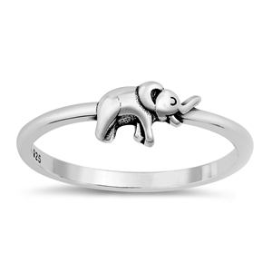 Silver Ring - Elephant