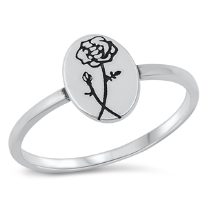 Silver Ring - Carnation