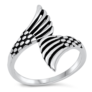 Silver Ring - Mermaid Tails