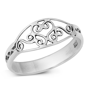 Silver Ring - Bali Filigree