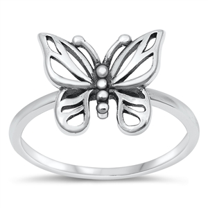 Silver Ring - Butterfly