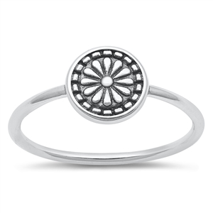 Silver Ring - Mandala