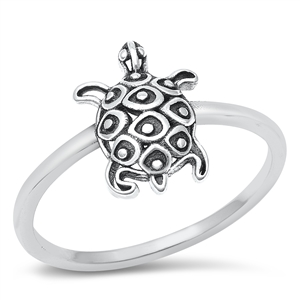 Silver Ring - Turtle