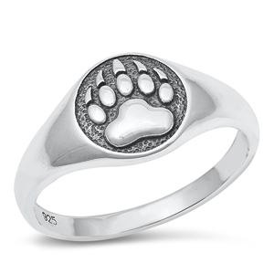 Silver Ring - Bear Paw