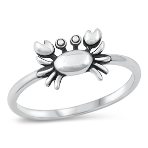 Silver Ring - Crab