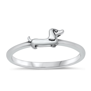 Silver Ring - Weiner Dog