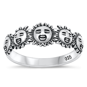 Silver Ring - Sun