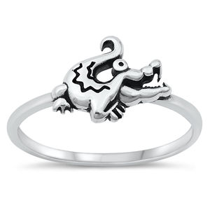 Silver Ring - Alligator